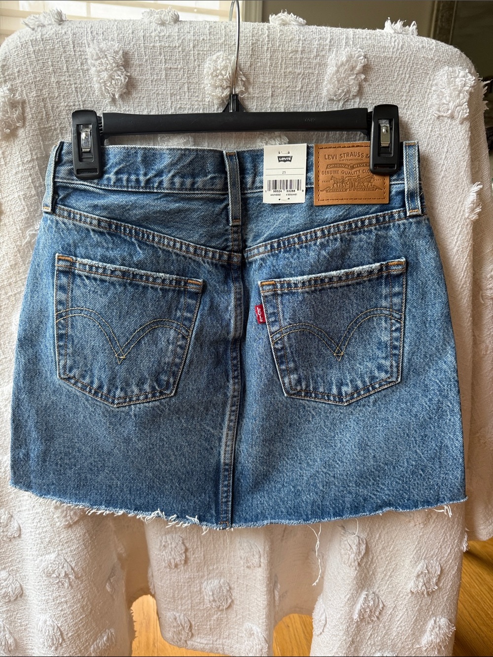 Levi's Icon Blue Denim Mini Skirt